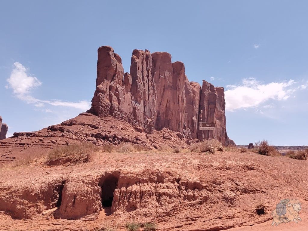 紀念碑谷景觀公路 Monument Valley Scenic Drive - 沿途風景 駱駝石