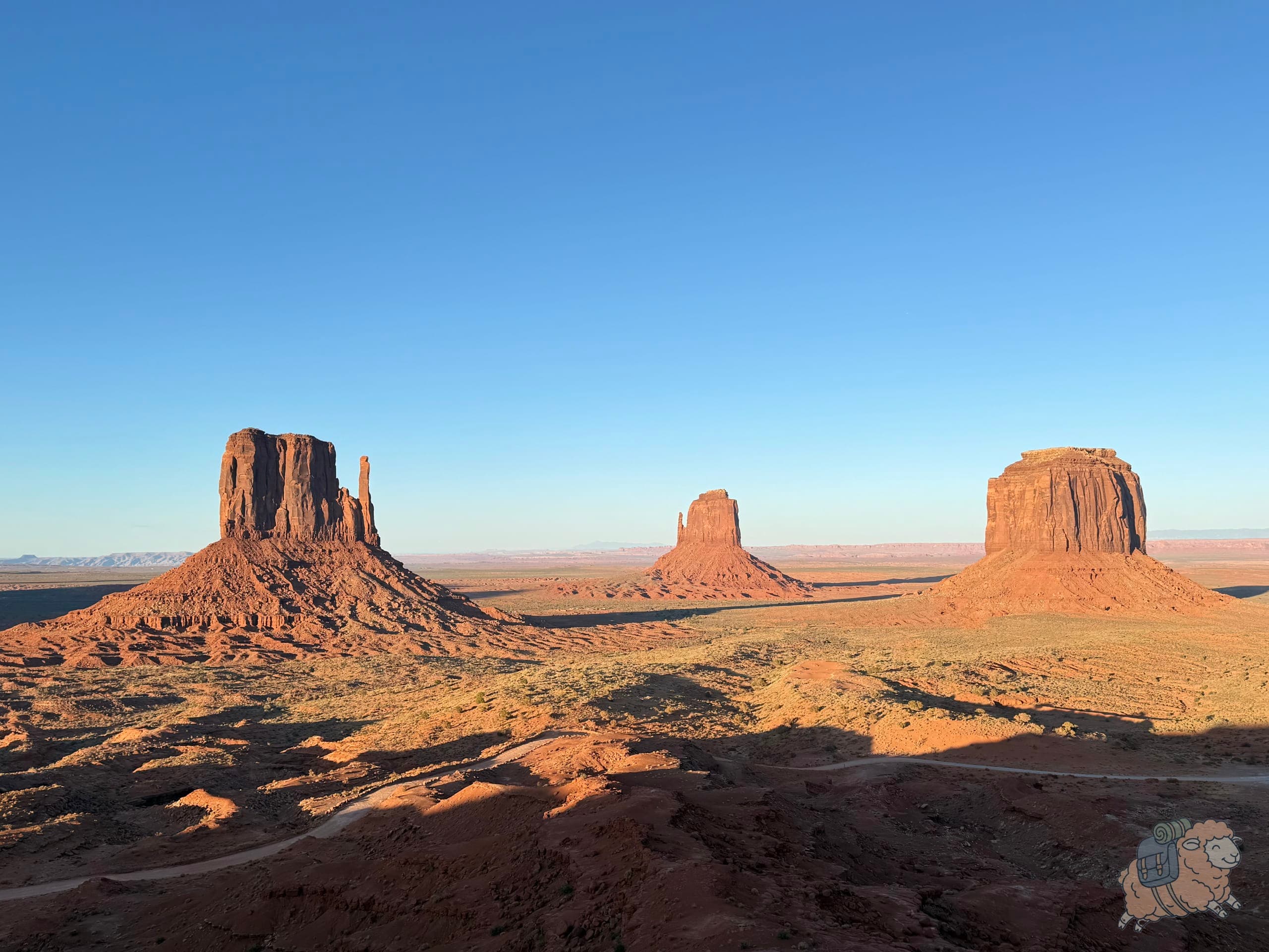 紀念碑谷 Monument Valley: The View Hotel的戶外觀景台看出去的景致。